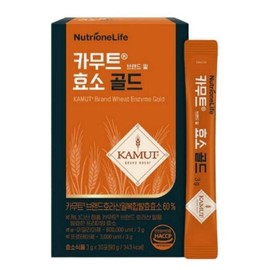 Nutrione Kamut Enzyme Gold 30 packets x 1 box fermented food (33306415) / 뉴트리원 카무트 효소 골드 30포 x 1박스 발효 식품 (33306415)