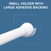 Venupple Spring Tension Rod Holder, 1.18 Inches Small Transparent Shower