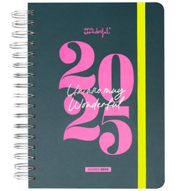 Mr. Wonderful Office 2025 Diary - A Very Wonderful Year Includes 8 Sheets of Stickers and Pad of Sticky Notes in Shapes