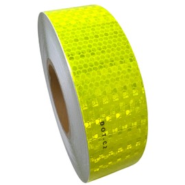 All Star DOT Reflective Tape DOT-C2 Conspiciuity Tape - Commercial ROLL - 2" inch x 150' FEET - Automobile Car Truck Boat Trailer Semi (Fluorescent Yellow Green)