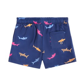 Boys Swim Trunks Toddler Swim Shorts Little Boy Bathing Suit Kids Swim Suit Youth Swimming Trunks Swimwear Infant Beach Board Shorts Adjustable Waist Blue Shark 3T