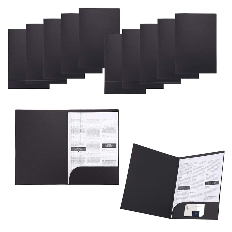 Presentation Folder A4 Made of 350 g/m² Kraft Paper Document