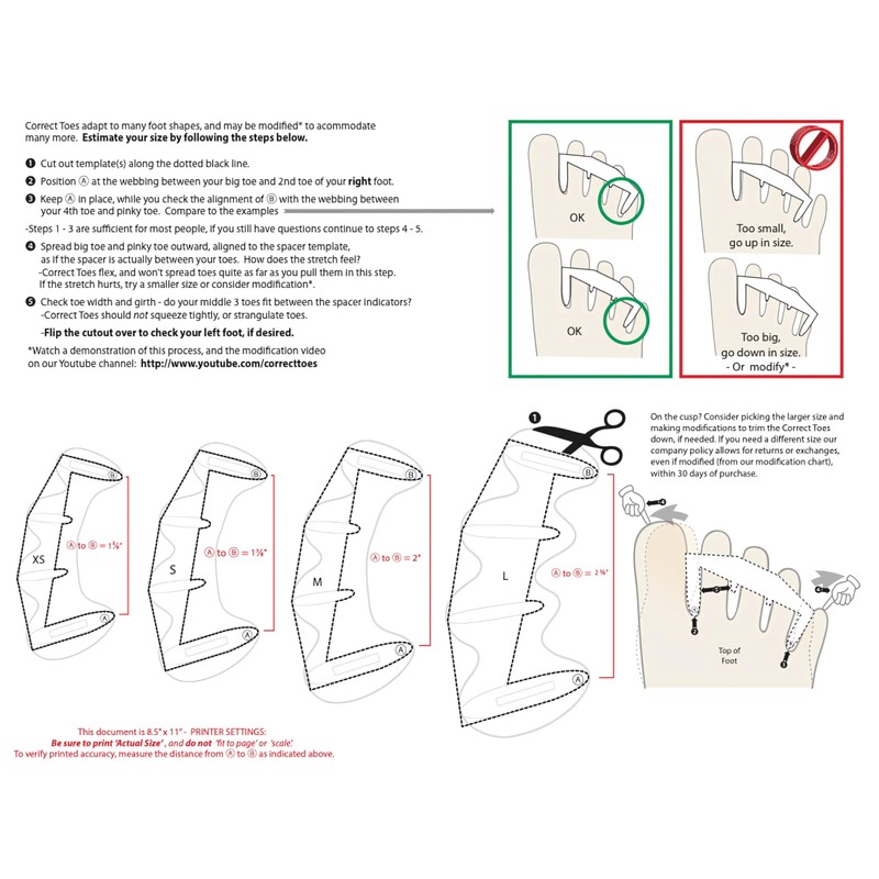 Correct Toes – Bunion Corrector, Toe Separator & Toe Spacers