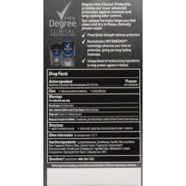 Degree Clinical Plus Anti-Perspirant Deodorant, Clean, 1.7 Ounce