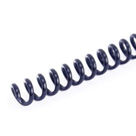 Akiles Spiral Coil Binding Spines 6mm x 305mm (1/4 x 12-inch) 4:1 Pitch [pk of 100] Color: Navy Blue