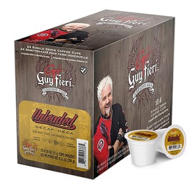 Guy Fieri Flavortown Roasts Unleaded Decaf Coffee, Single Serve Cups for Keurig K Cup Brewers, 24 Count