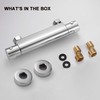 2-Handle Thermostatic Shower Valve Trim Wall mount US STANDARD Plumbing,
