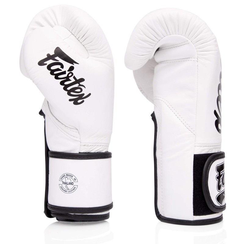 Fairtex Glory Kickboxing Gloves - Limited Edition (White BGVG1, 14