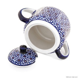 Bunzlauer Sugar Bowl, V = 0.35 L, W = 16.0 cm, H = 10.7 cm, Decor 120