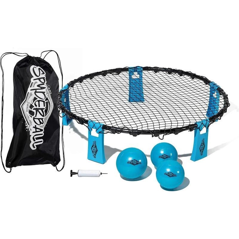Franklin Sports Spyderball Game Set - Includes 3 Balls, Carrying