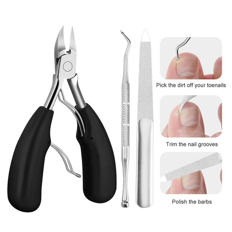7pcs Ingrown Toenail Correction Tools Kit Stainless Steel Pedicure Foot