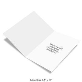 NobleWorks - 15 Year Anniversary Recovery Jumbo Greeting Card (8.5 x 11 Inch) - Encouragement, Milestone Sobriety Birthday Support Notecard from Group - Year Time Count 15 J9436AAG-US