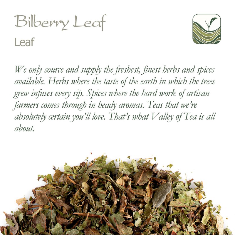 Bilberry Tea Organic Loose Leaf - Rich and Aromatic -