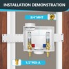 Seelink Washing Machine Outlet Box, Center Drain/Side Drain, 1/2 Inch