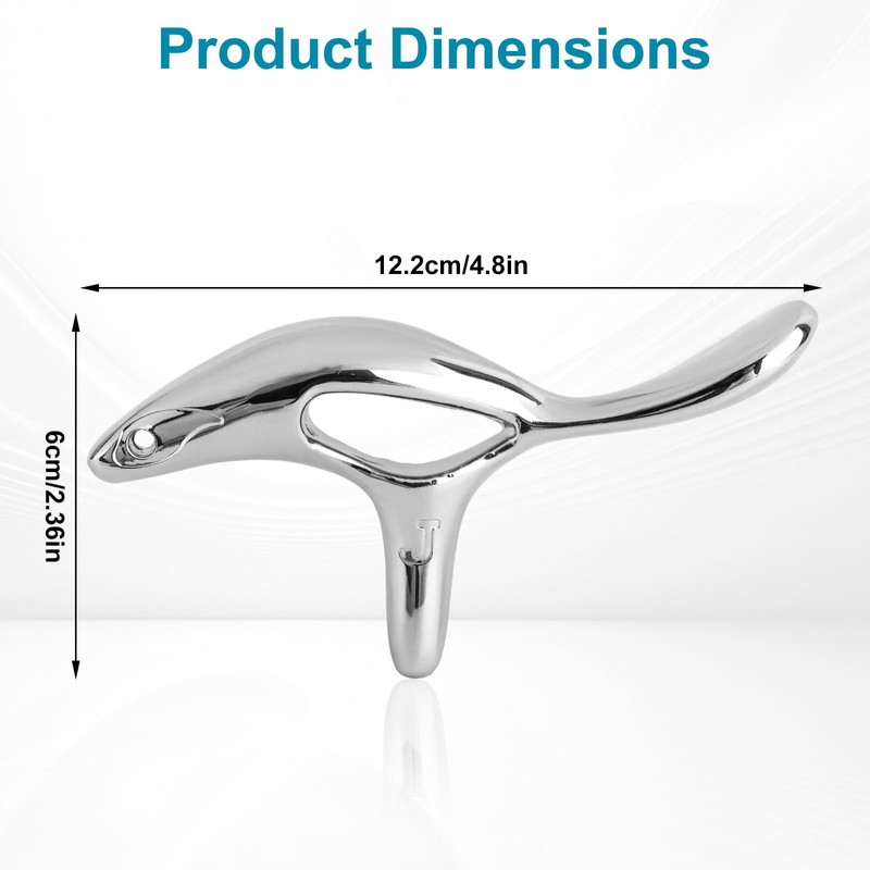 Triggerpunkt-Massagegerät, Muskelschaber aus Edelstahl für Tiefengewebsmassage und Gua Sha Ergonomisches