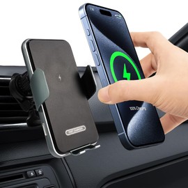 ECYWE Cargador de Coche Inalámbrico，Soporte de teléfono para Coche, Cell Phone Holder, Car Cell Phone Holder, Air Vent Cell Phone Holder, Stable and Not Fall Off.