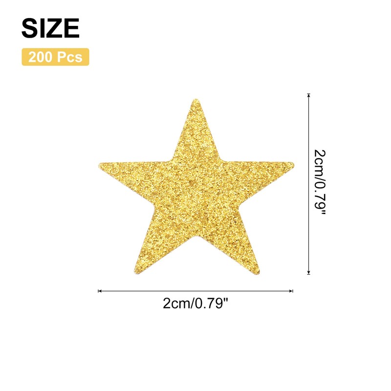 sourcing map 200Pcs Star Confetti Glitter Confetti Table Confetti Decor