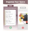 WEMATE Spiral Password Book with Alphabetical Tabs, Small, for Seniors,