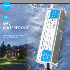 KSIBNW LED Transformer 12 V 12 W LED Transformer with Plug