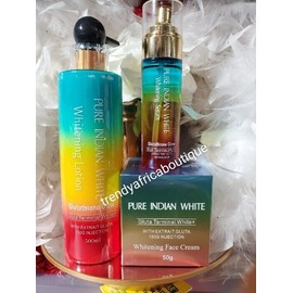 mgc 3pc. Pure indian white body milk, serum and face cream