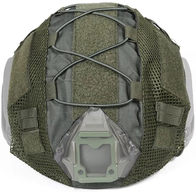 OD Green Tactical Fast Helmet Cover for Airsoft Combat Helmets