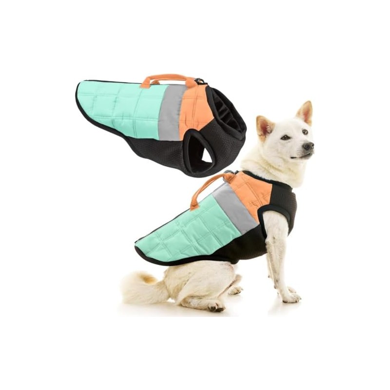 Gooby Bomber Vest Lift Dog Harness - Mint, X-Small
