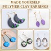 CREATCABIN 18Pcs Clay Cutters Polymer Clay Cutters Clay Earrings Cutters