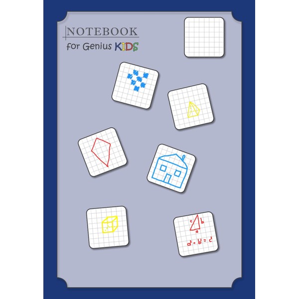 Notebook for Genius KIDS: Large A4 with 5x5 mm grid
