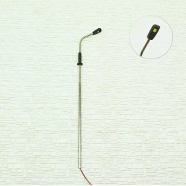 Unbranded SET OF 10  Warm White Lamp Post Street Lights w/resistors HO Scale USA SOLD/SHIP