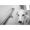Handrail Bracket Stainless Steel 316 Round (Black Matte Powder Coat)