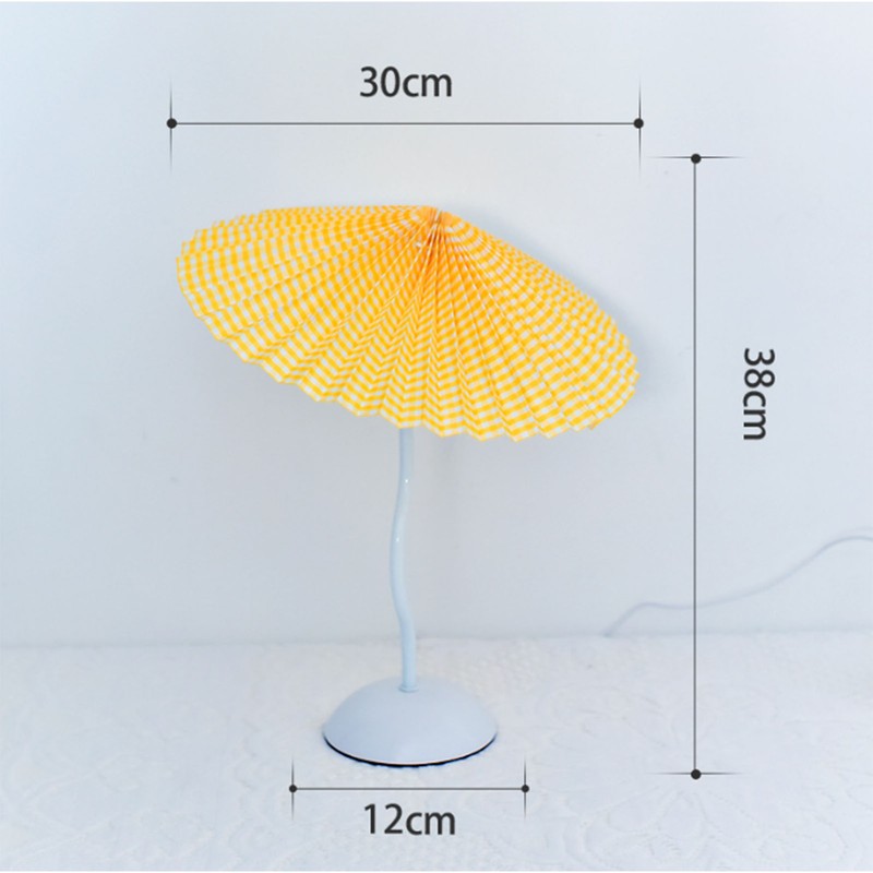 Bedside Lamp Umbrella Shaped Simple Decorative Table Light Bedroom Nightstand