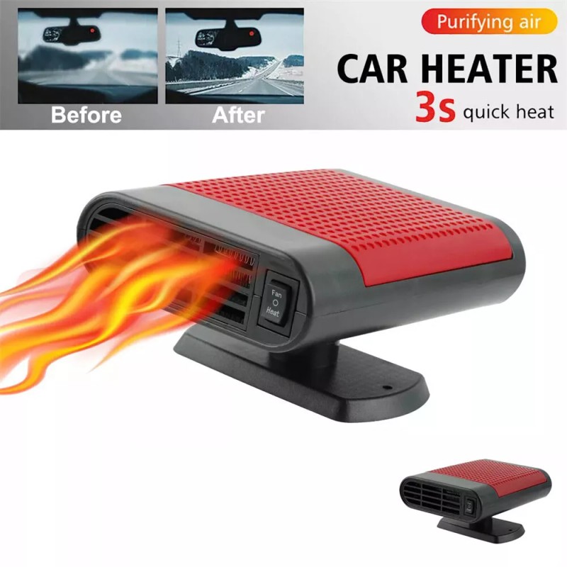Unbranded 12V 1200W Car Heater Portable Electric Heating Fan Defogger
