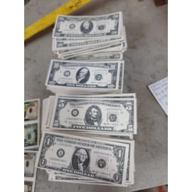 Vintage $1 $5 $10 $20 Paper Money Pad (20 Sheets Per Pad) Set Of 4 NEW UNUSED