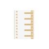 Smead AlphaZ NCC Color-Coded Label, K&X, Label Sheet, Light Brown,