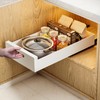 1 Pack | 21" Deep Pull Out Cabinet Organizer Adhesive,