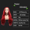 AFBeauty Lace Front Wigs Real Hair Red Wigs for Black