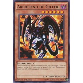 YU-GI-OH! - Archfiend of Gilfer (DPBC-EN011) - Duelist Pack 16: Battle City - 1st Edition - Common