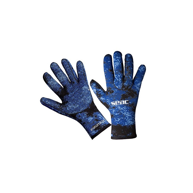 SEAC Anatomic Camo Gloves Guanti da Sub in Neoprene da