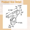 MorningRo 1 Inch Heavy Duty Sliding Screen Door Rollers 4