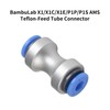 Imdinnogo 3D Printer Accessories BambuLab P1P/P1S/X1/X1C/X1E AMS Teflon-Feed Tube Connector(2Pcs):