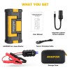 AVAPOW 6000A Car Jump Starter, 12V Portable Battery Booster, Dual