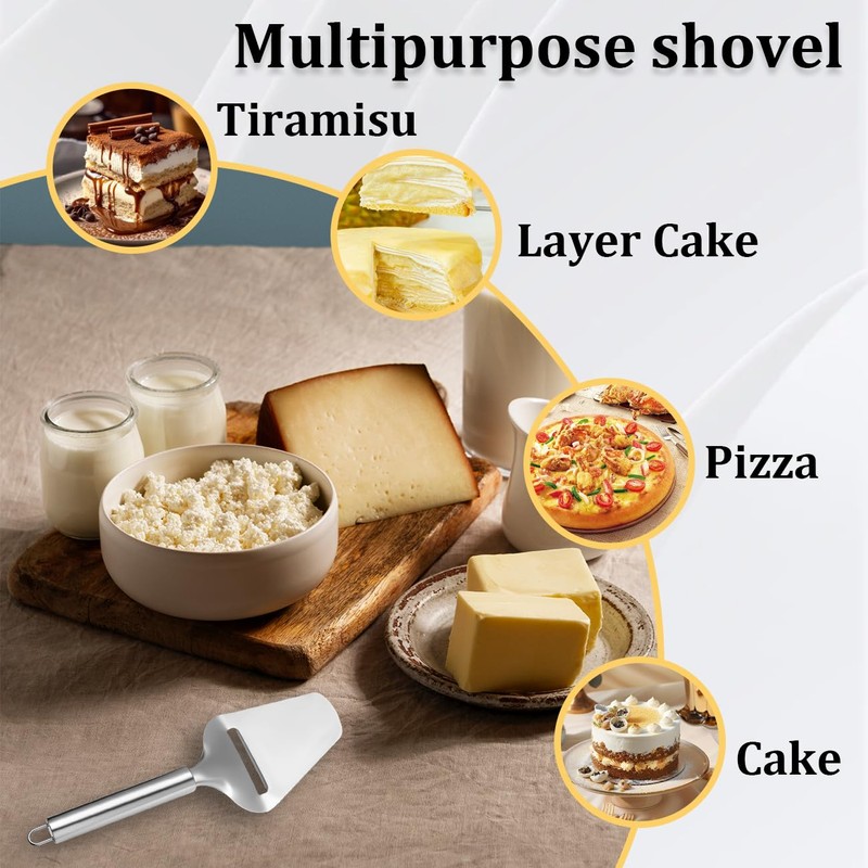 Stainless Steel Cheese Slicer, Multi-Functional Manual Cheese Cutter, Non-Stick Grater