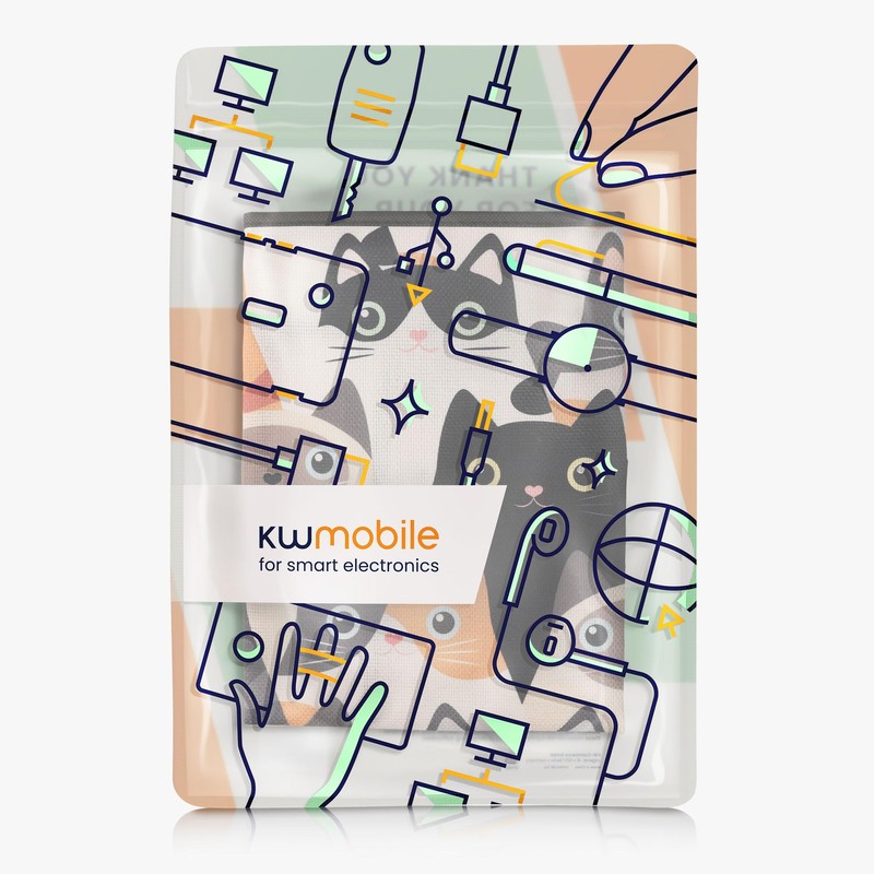 kwmobile Dust Cover for 24-26" Monitor - Linen Monitor Protector