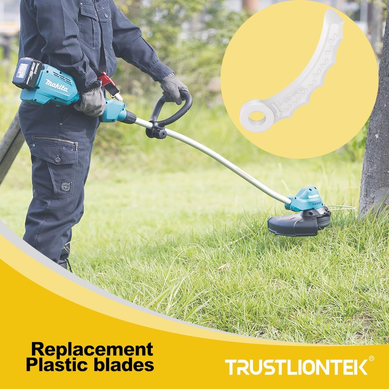 TRUSTLIONTEK Replacement Parts for Makita Grass Trimmer Accessories, Replacement Blade
