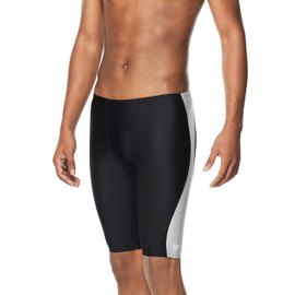 Speedo Men's Standard Swimsuit Jammer ProLT Solid, Eco Splice Anthracite Black, 30
