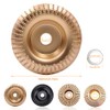 4Pcs Wood Carving Disc Set,4inch Sturdy Wood Shaping Carving Disc,Grinding