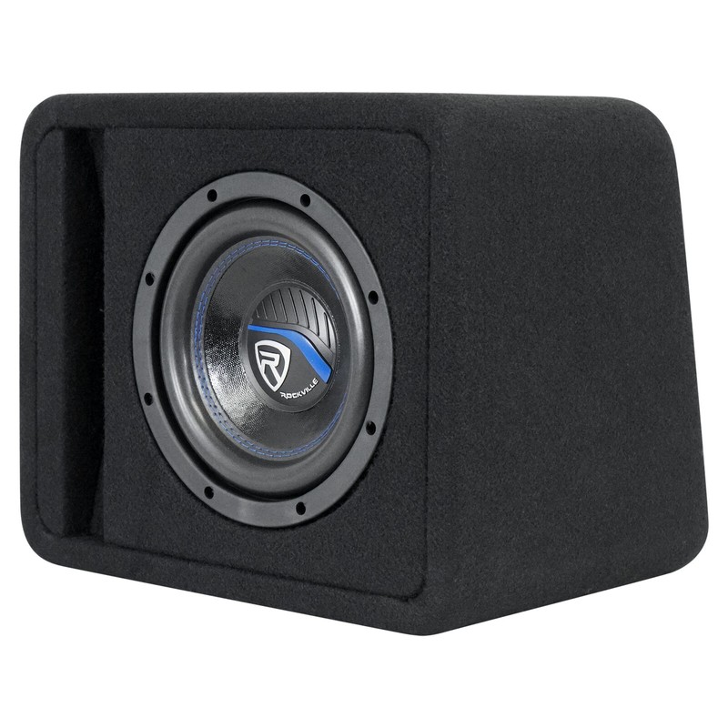 Rockville SK58 PACKAGE 8" 800w Loaded K5 Car Subwoofer Enclosure+DB10