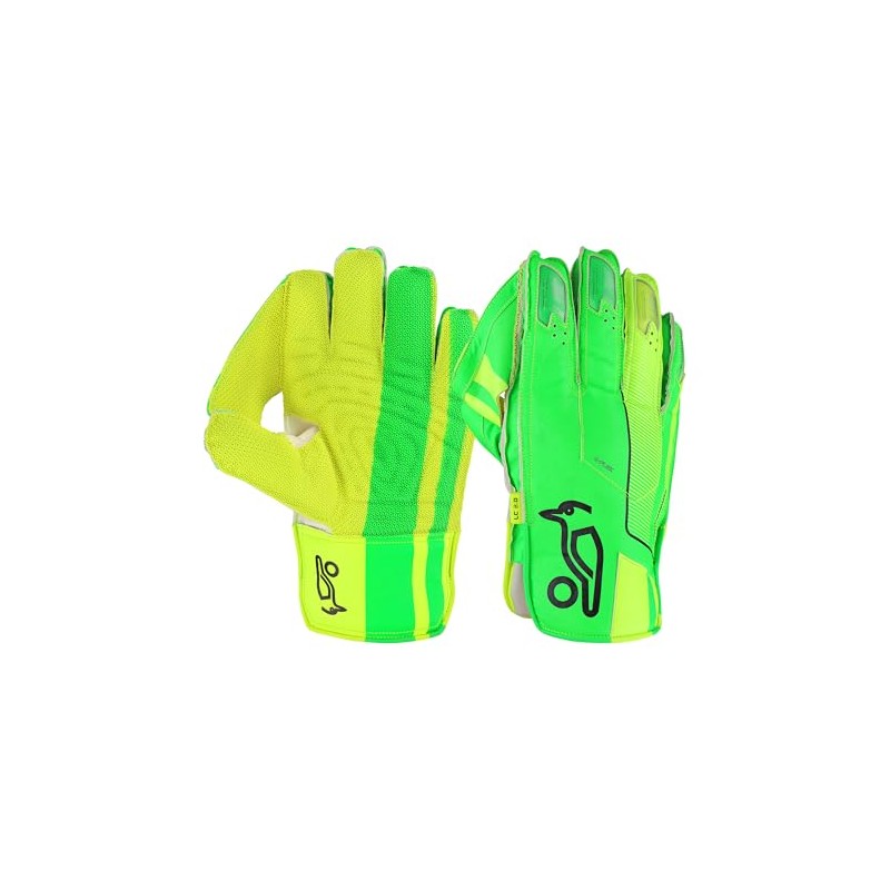 Kookaburra LC 3.0 Wicket Keeping Glove, Size Adult, Green/Yellow