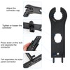 TCEUMIK 123PCS Solar Crimper Tool Kit - 30 Pairs Solar
