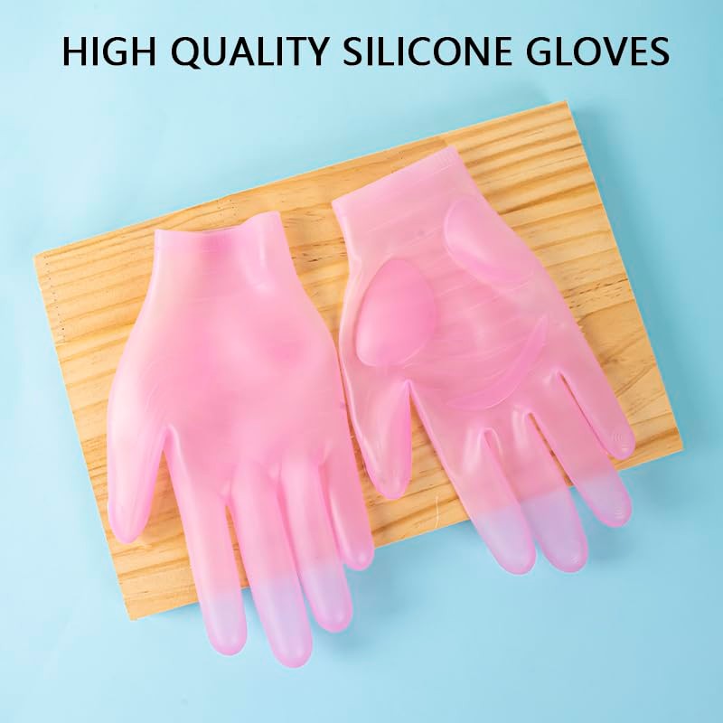 vodvob reusable silicone gloves, finger protectors for epoxy resin casting